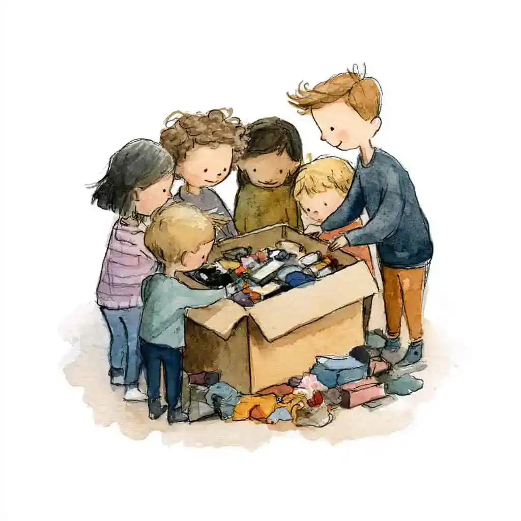 Cuento para niños - A caixa empoeirada