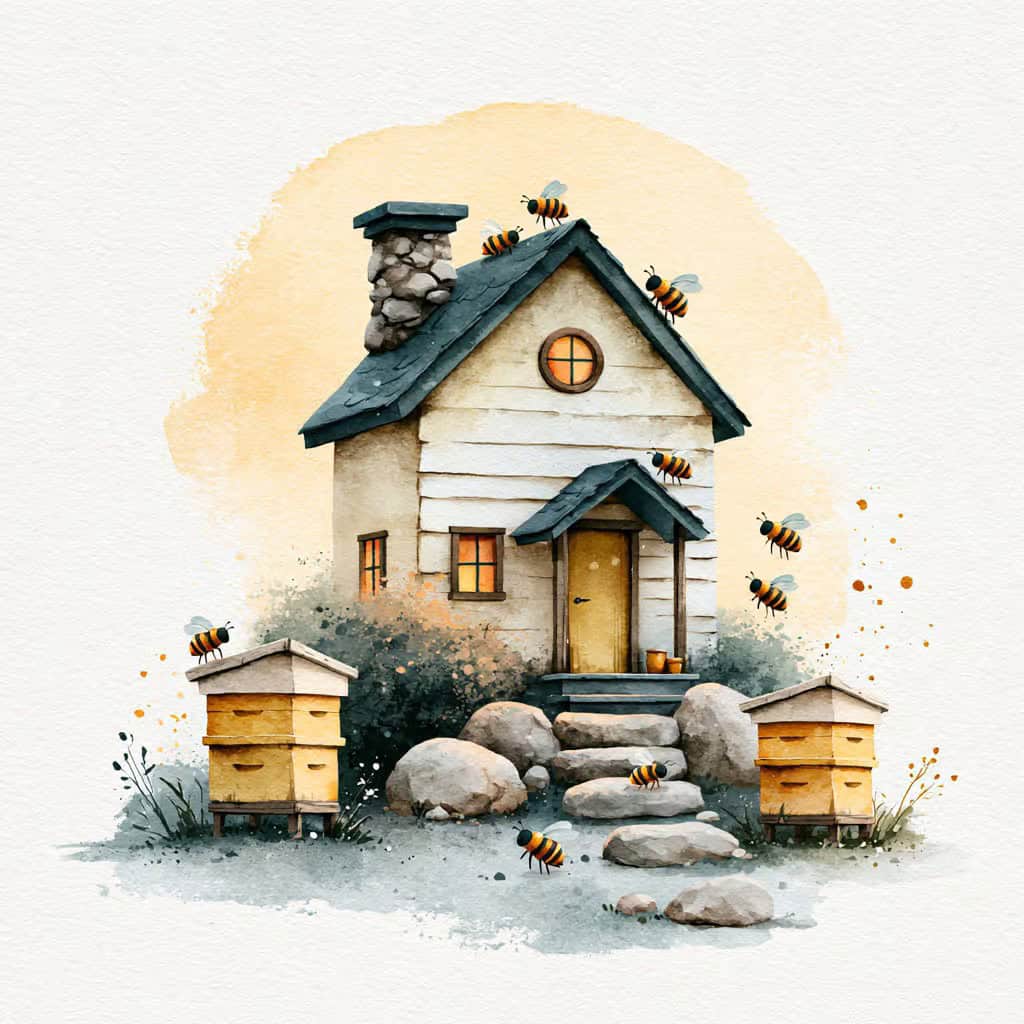 Cuento para niños - El tío de Daniel y las abejas