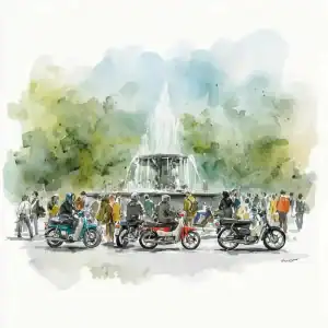 Cuento para niños - La moto del garaje del abuelo