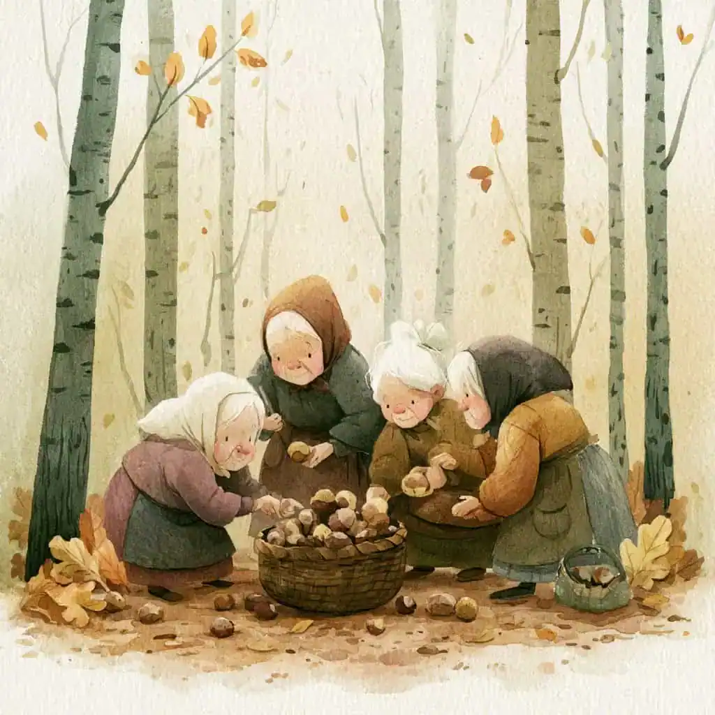 Cuento para niños - Las abuelas de los lunes, miércoles y viernes