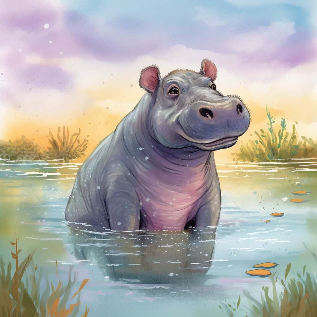 Cómo la hipopótama Herma dejó de estar triste – cuento infantil