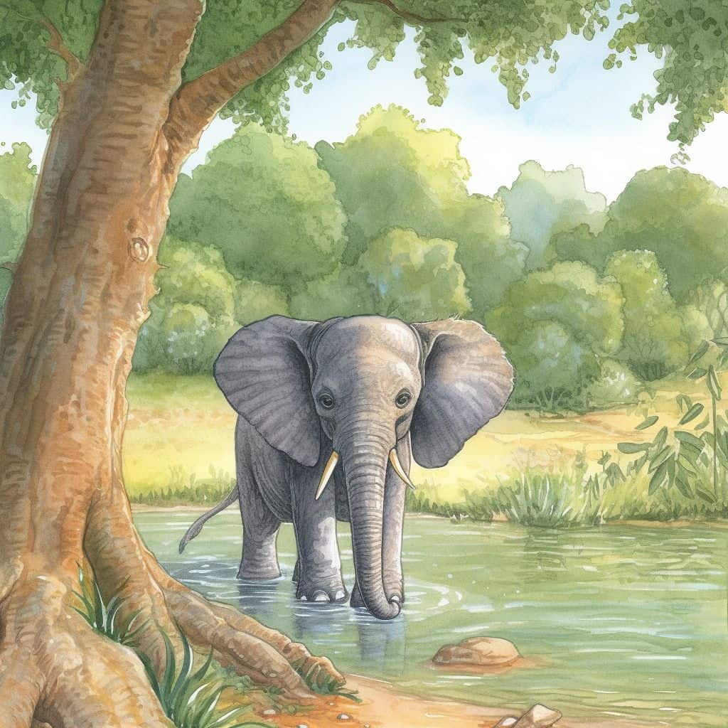 El elefantito Guido y la limpieza de los colmillos – cuento para dormir
