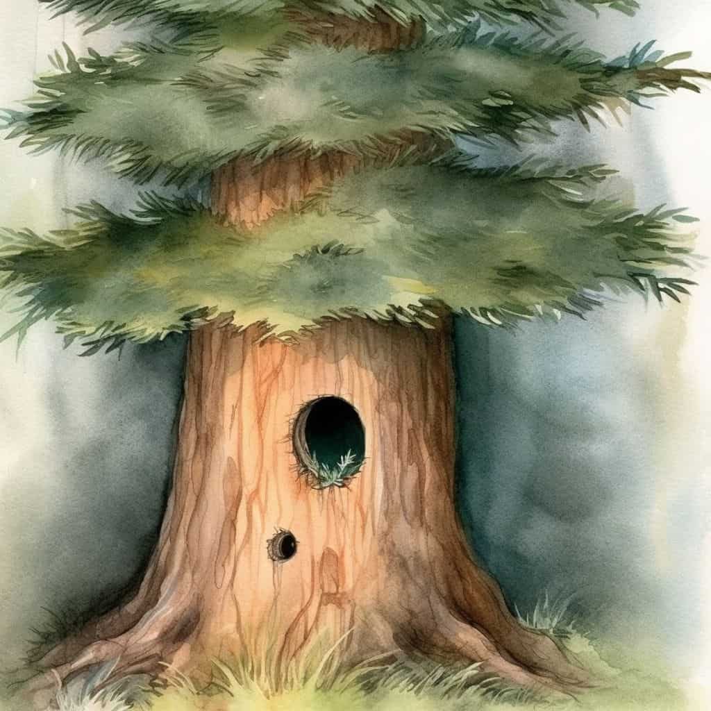 ¿Quién vive en el hueco del árbol? – cuento para niños
