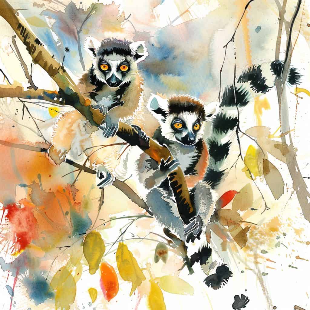 La lemur pequeñita de mamá – cuento infantil