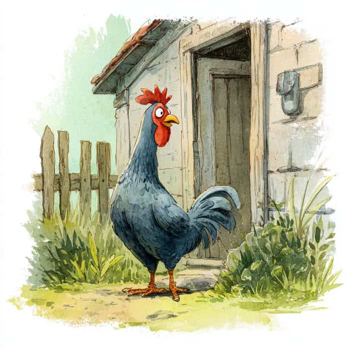 El gallo que no sabía cantar – cuento para dormir