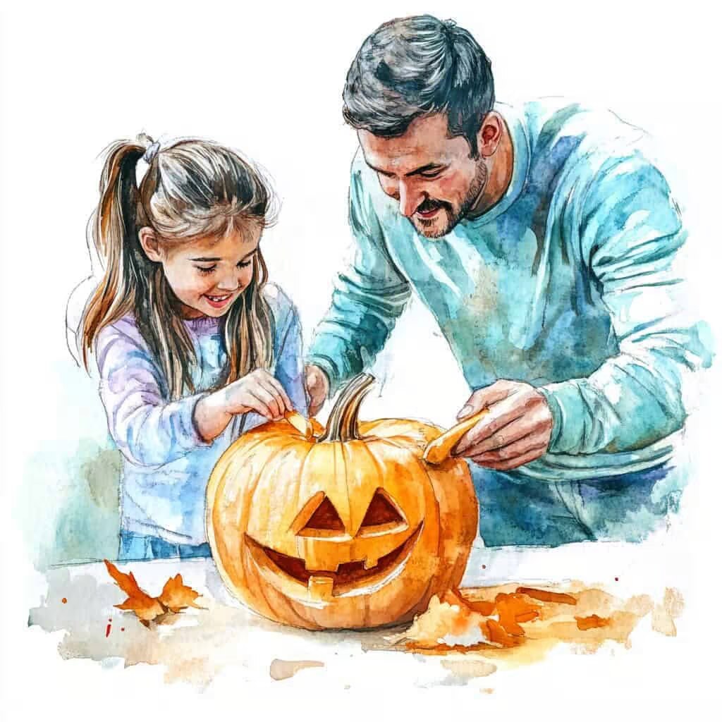 Vaciamos calabazas en el cole – cuento para dormir
